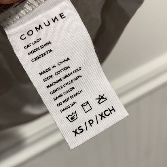 Cat lady‎ shirt gray black xs NWT cotton - Picture 4 of 4